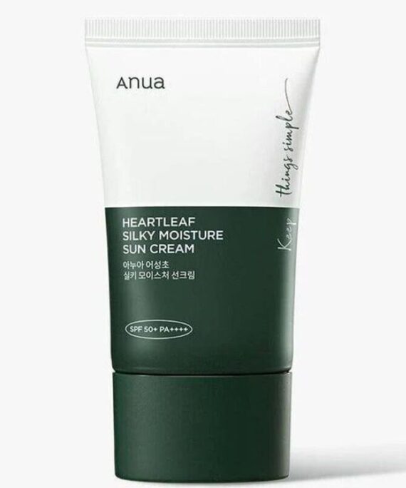 Anua Heartleaf Silky Moisture Suncreen Cream 50 ml
