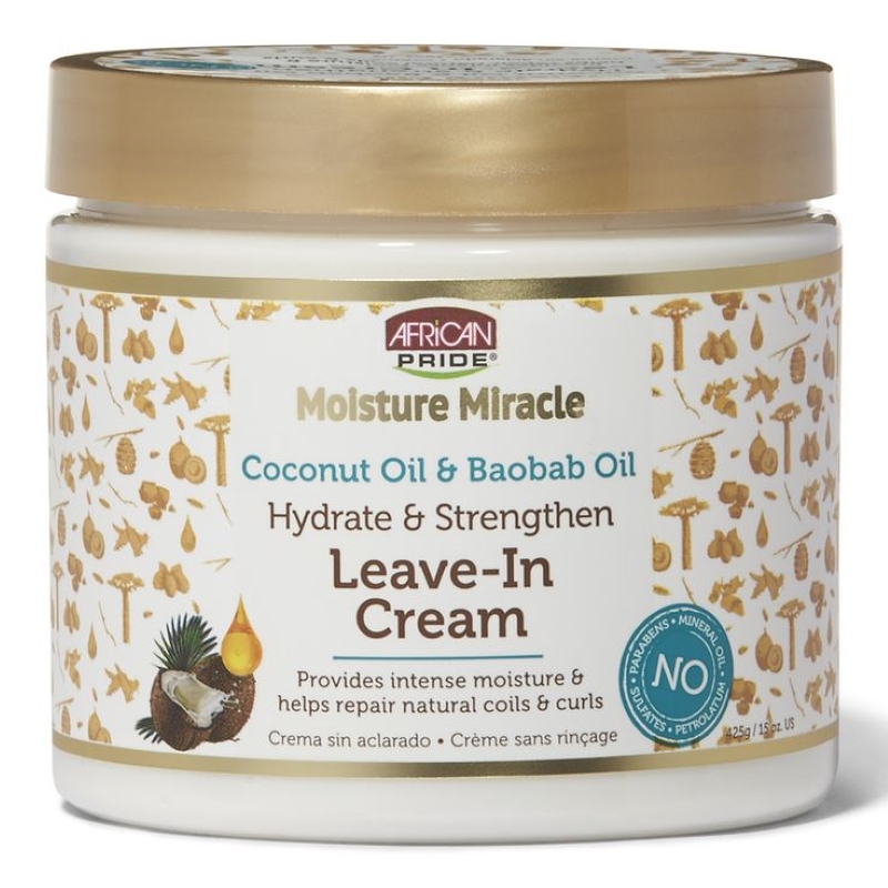 African Pride Coconut Oil & Baobab Oil leave in cream 425g