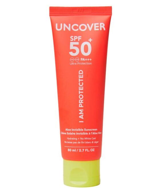Uncover Aloe invisible sunscreen SPF 50 80ml