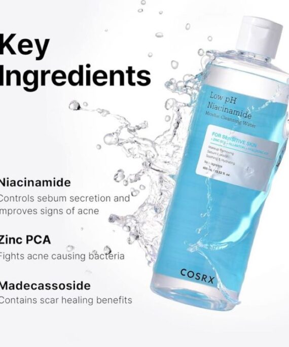 Cosrx Low PH Niacinamide Micellar cleansing water 100ml