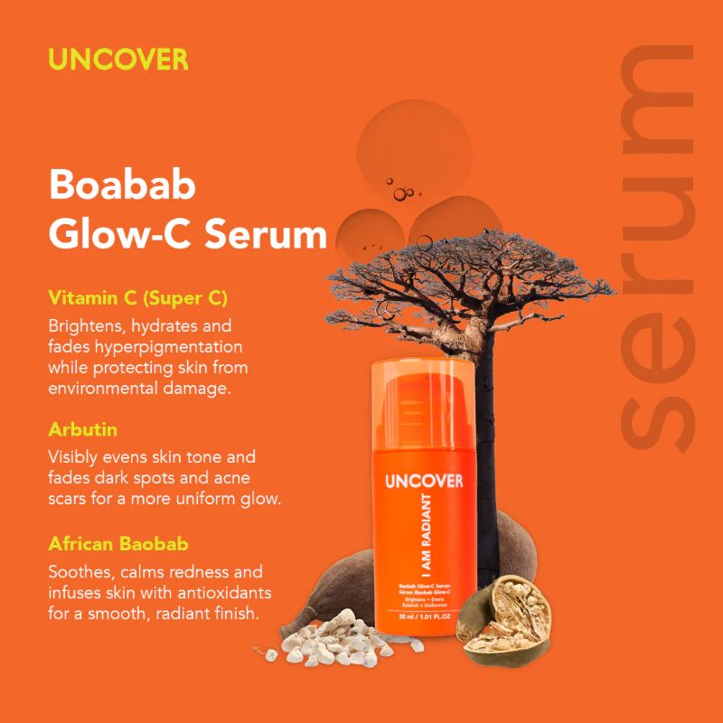 Uncover Baobab Glow-C serum 30ml - Image 2