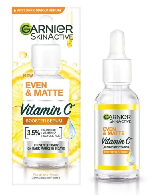 Garnier Even & Bright Vitamin C Booster Serum Day 30ml