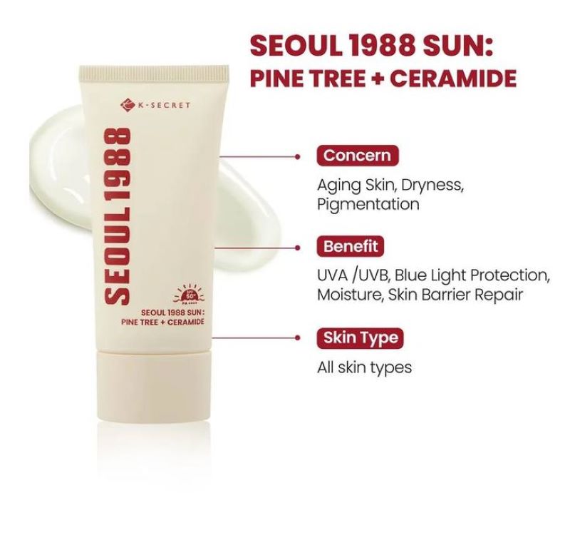 KSECRET - SEOUL 1988 Sun : Pine Tree + Ceramide 50ml - Image 2