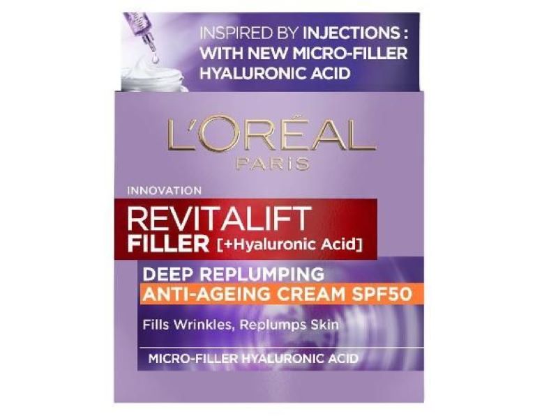 Loreal Revitalift Filler Hyaluronic AntiWrinkle Cream SPF50 Day Cream