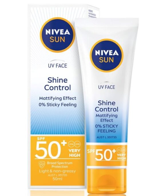 Nivea Sun UV Face Shine Control Instant Mattifying Effect 50SPF 50ml