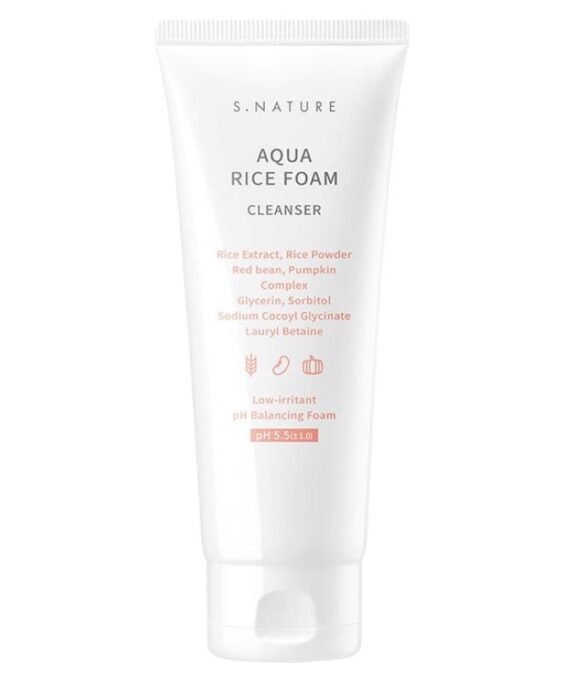 S.Nature Aqua Rice Foam Cleanser 80 ml