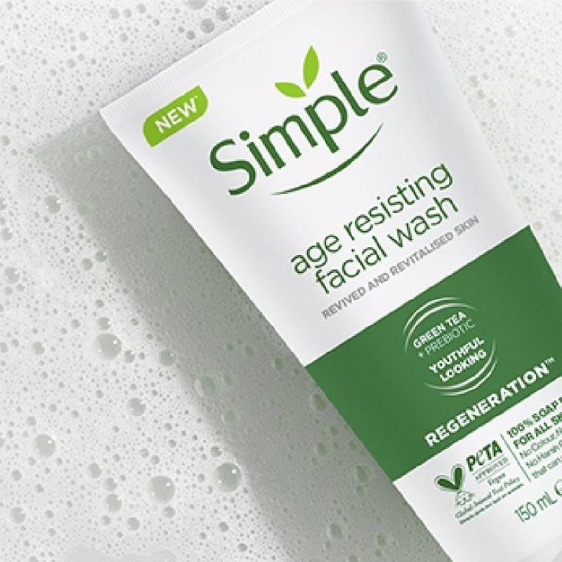 Simple Age Resisting Facial wash 150 ml - Image 2