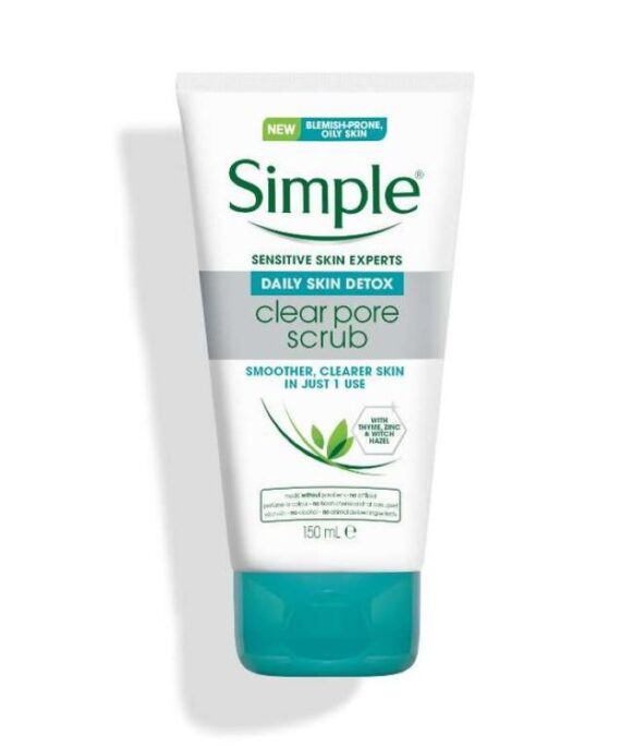 Simple Daily Skin Detox Clear Pore Scrub 150 ml
