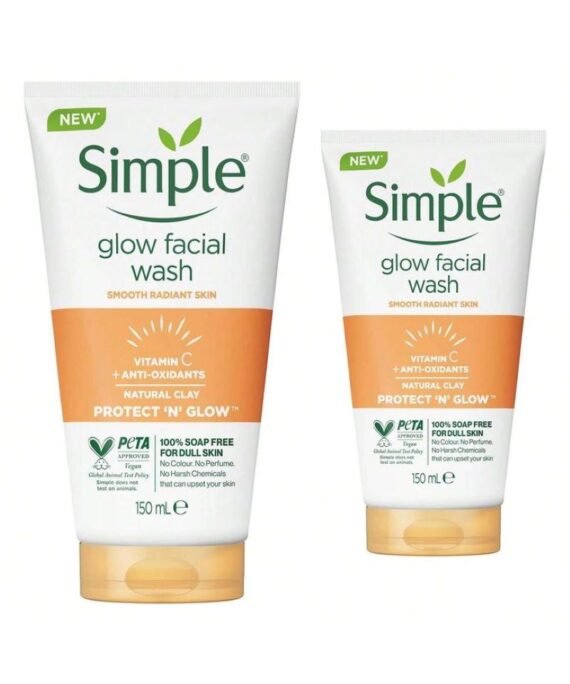 Simple Glow Facial Wash Clay 150 ml