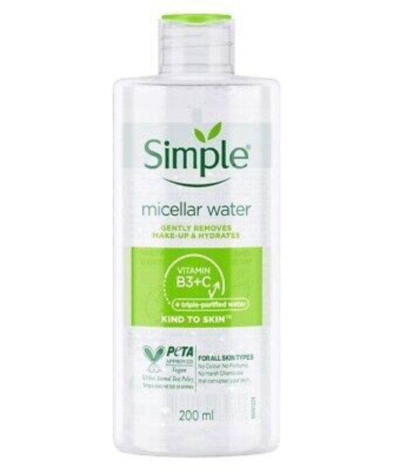 Simple Kind to skin Micellar Cleansing water 200ml