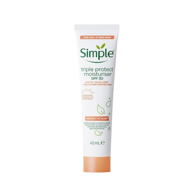 Simple Triple Protect Moisturizer Spf 30 40 ml