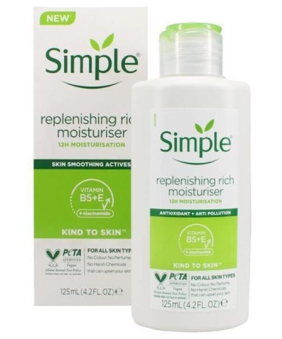Simple Kind to skin Replenishing Rich Moisturiser 125 ml