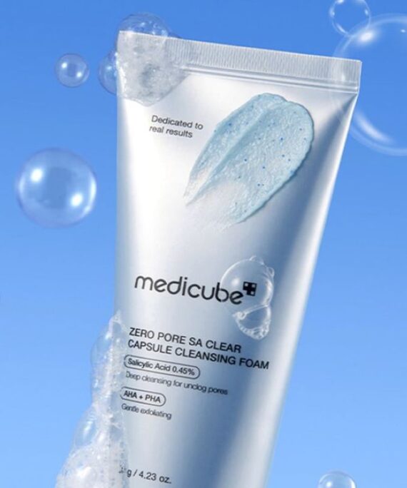 Medicube - Zero Pore SA Clear Capsule Cleansing Foam 120g